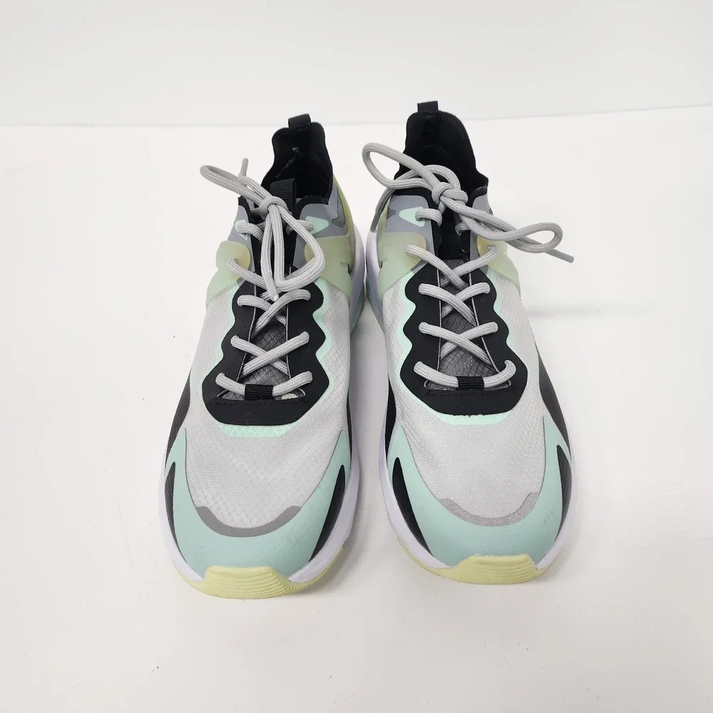 Fabletics Womens Cheviot Performance Sneakers 7.5 White Teal Westlake Lace Up